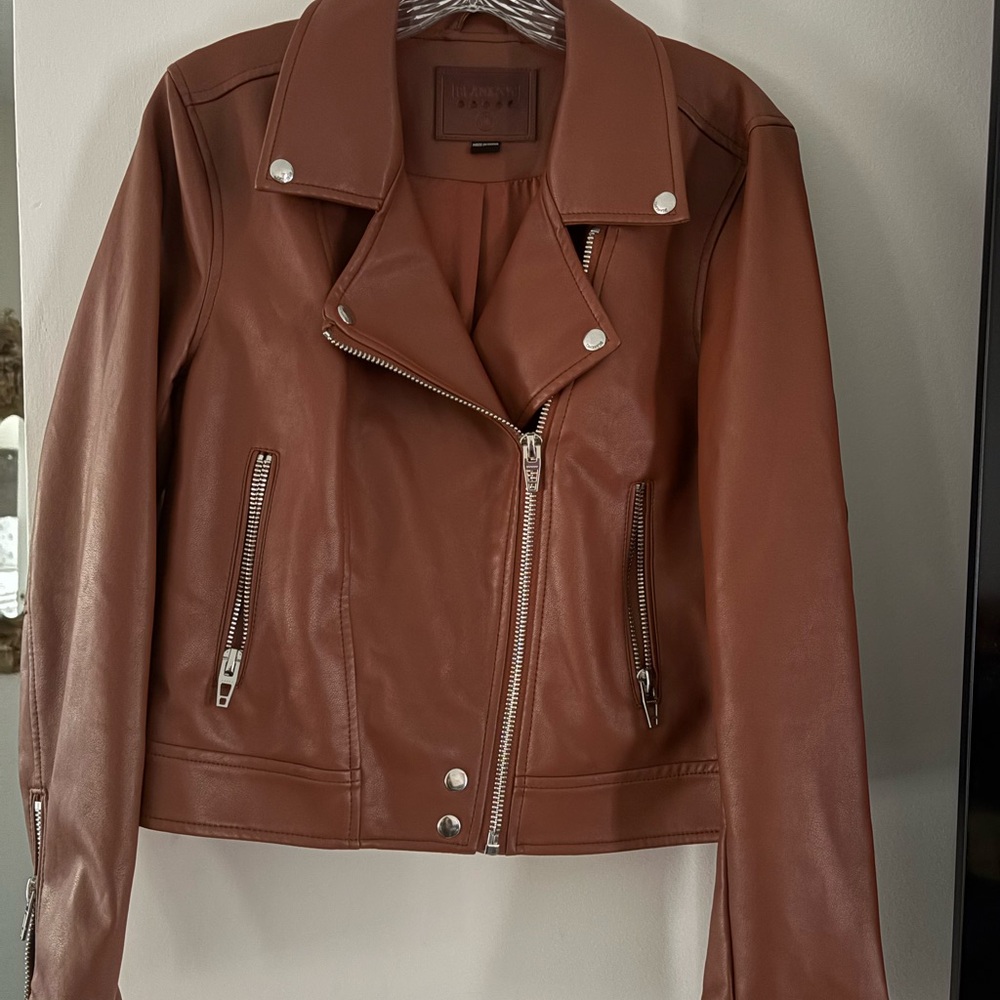 Blank NYC Tan Leather Jacket